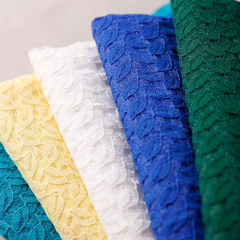 Lace Fabric Cutwork Women's Polyester for Women's Wear Wholesale Suppl 8